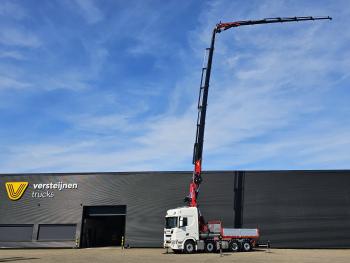 Scania R590 V8 8x2 / HMF 9520 - JIB - WINCH / TRACTOR